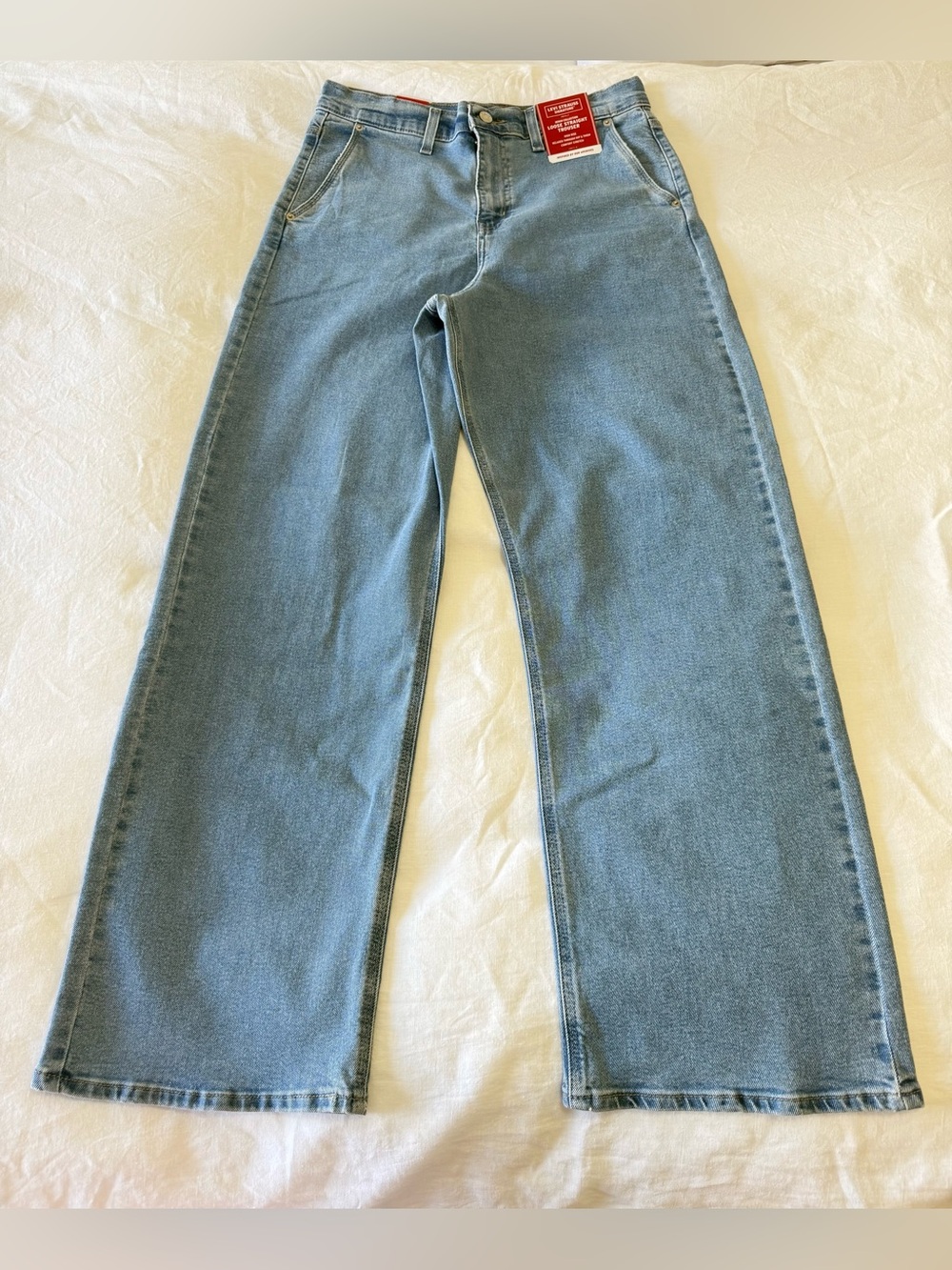 Levi Strauss Signature | Women’s 30 | Blue Loose Straight Trouser Jeans NWT
